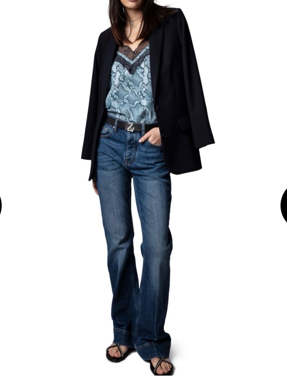 NWT. Zadig & Voltaire Christo Silk Camisole
